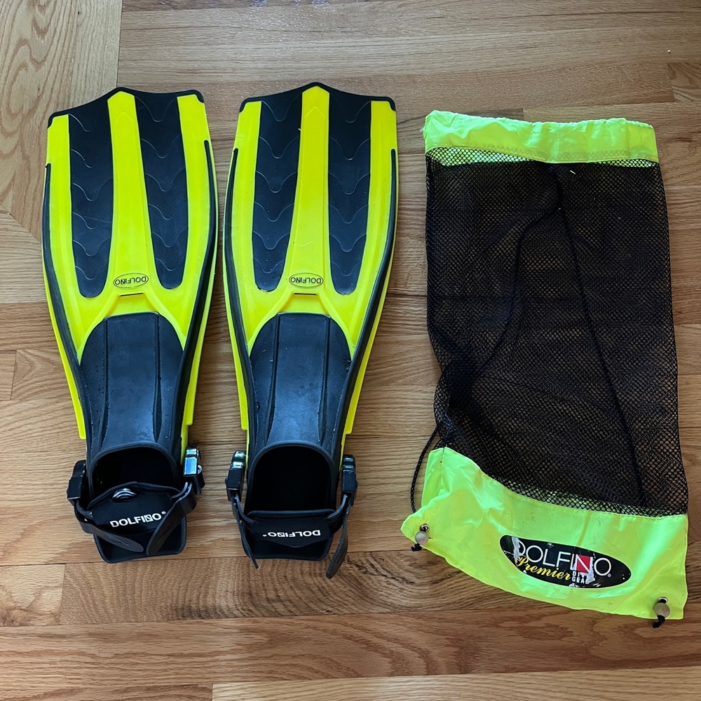 Dolfino Dive Gear Fins Snorkeling